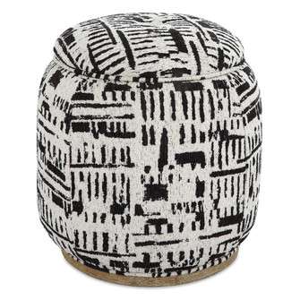 Uttermost Dialogue Poof Ottoman (85|23195)