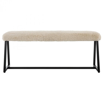 Uttermost Taupo Sheepskin Bench (85|23056)