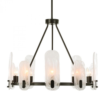 Uttermost Ellipse 10 Light Dark Bronze Chandelier (85|21381)