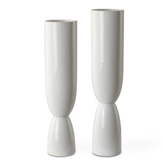 Uttermost Kimist White Vases Set/2 (85|18138)