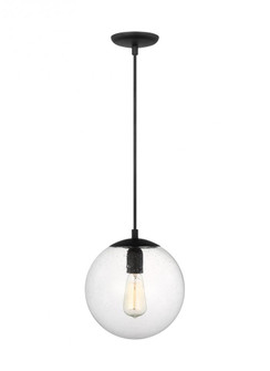 Medium One Light Pendant with Clear Seeded Glass (7725|6601801-112)