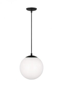 Medium One Light Pendant with White Glass (7725|6020-112)