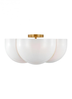 Large Semi-Flush Mount (7725|LXF1004BBS)