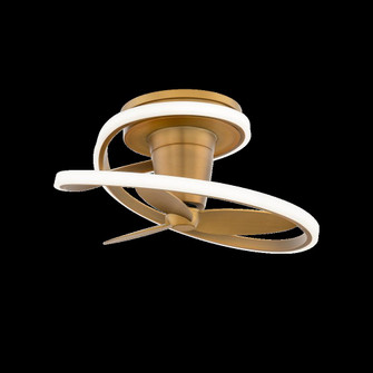 VELOCE CEILING FAN FLUSH MOUNT 28IN 4CCT (7200|FH-D2402-28L-AB)
