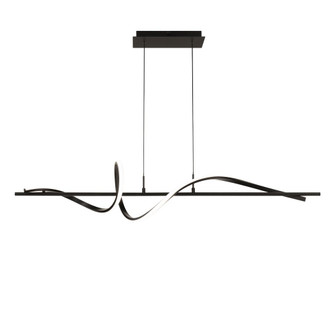 Corkscrew Linear Pendant (16|PD-39443-30-BK)