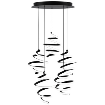 Whirl Chandelier Light (16|PD-19405R-BK)