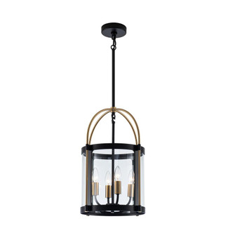 Bonita Collection 4-Light 13'' Pendant Black and Brushed Brass (12|AC11514BB)