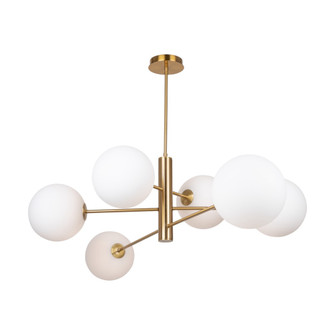 Aurelia Collection 6-Light 48'' Chandelier Brass (12|AC11766BR)