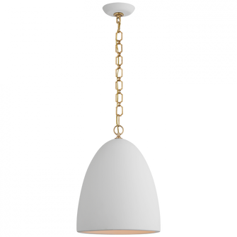 Elliot Medium Dome Pendant (279|SK 5351WHT)