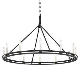 Sutton Chandelier (52|F6237-TBK)