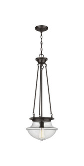 Oxford - 1 Light - 12 inch - Oil Rubbed Bronze - Pendant (3442|221-1P-OB-G542)