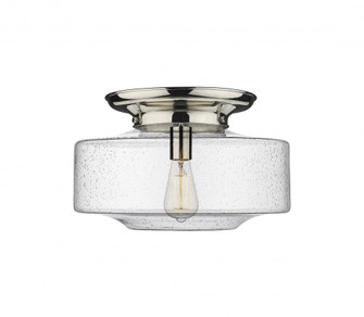 Bridgeton - 1 Light - 16 inch - Polished Nickel - Flush Mount (3442|221-1F-PN-G694-16)