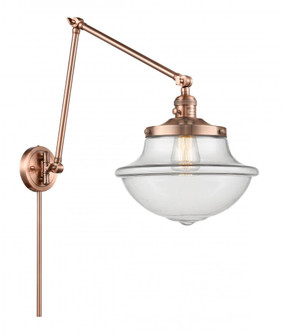 Oxford - 1 Light - 12 inch - Antique Copper -Adjustable Swing Arm (3442|238-AC-G542)