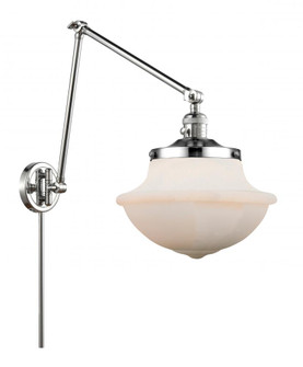 Oxford - 1 Light - 12 inch - Polished Chrome -Adjustable Swing Arm (3442|238-PC-G541)