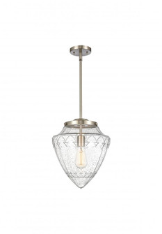 Beacon - 1 Light - 16 inch - Brushed Satin Nickel - Stem Hung - Pendant (3442|221-1S-SN-G664-12)