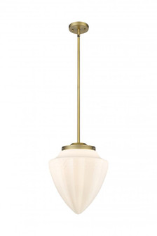 Beacon - 1 Light - 16 inch - Brushed Brass - Stem Hung - Pendant (3442|221-1S-BB-G661-12)