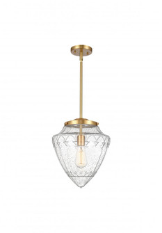 Beacon - 1 Light - 16 inch - Satin Gold - Stem Hung - Pendant (3442|221-1S-SG-G664-12)
