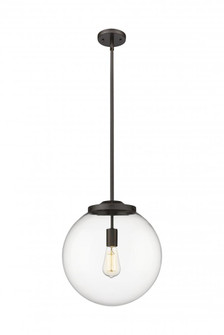 Beacon - 1 Light - 16 inch - Oil Rubbed Bronze - Stem Hung - Pendant (3442|221-1S-OB-G202-14)