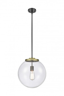 Beacon - 1 Light - 16 inch - Black Antique Brass - Stem Hung - Pendant (3442|221-1S-BAB-G202-14)