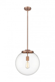 Beacon - 1 Light - 16 inch - Antique Copper - Stem Hung - Pendant (3442|221-1S-AC-G202-14)