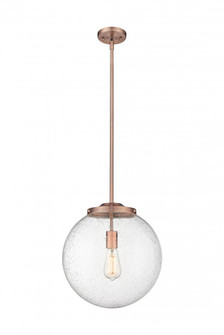 Beacon - 1 Light - 16 inch - Antique Copper - Stem Hung - Pendant (3442|221-1S-AC-G204-14)