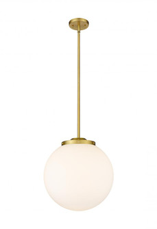 Beacon - 1 Light - 16 inch - Satin Gold - Stem Hung - Pendant (3442|221-1S-SG-G201-14)