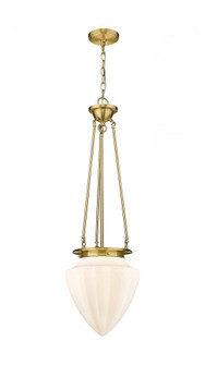 Beacon - 1 Light - 14 inch - Satin Gold - Chain Hung - Pendant (3442|221-1P-SG-G661-12)