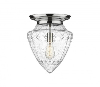 Beacon - 1 Light - 14 inch - Polished Chrome - Flush Mount (3442|221-1F-PC-G664-12)