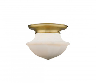 Oxford - 1 Light - 14 inch - Brushed Brass - Flush Mount (3442|221-1F-BB-G541)