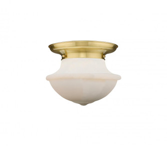 Oxford - 1 Light - 14 inch - Satin Gold - Flush Mount (3442|221-1F-SG-G541)