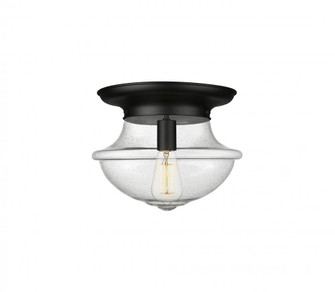 Oxford - 1 Light - 14 inch - Matte Black - Flush Mount (3442|221-1F-BK-G544)