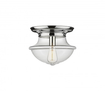 Oxford - 1 Light - 14 inch - Polished Chrome - Flush Mount (3442|221-1F-PC-G542)
