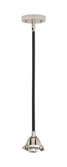 Nouveau 2 - 1 Light - 7 inch - Black Polished Nickel - Stem hung - Mini Pendant (3442|288-1S-BPN)