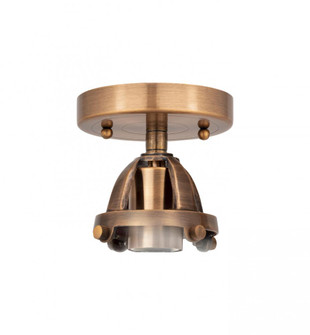 Nouveau 2 - 1 Light - 7 inch - Antique Copper - Semi-Flush Mount (3442|288-1C-AC)