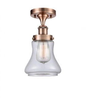 Bellmont - 1 Light - 6 inch - Antique Copper - Semi-Flush Mount (3442|916-1C-AC-G192)