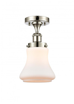 Bellmont - 1 Light - 6 inch - Polished Nickel - Semi-Flush Mount (3442|916-1C-PN-G191)