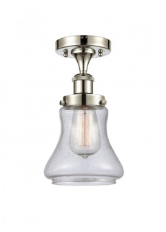 Bellmont - 1 Light - 6 inch - Polished Nickel - Semi-Flush Mount (3442|916-1C-PN-G194)