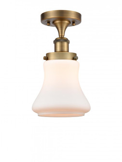 Bellmont - 1 Light - 6 inch - Brushed Brass - Semi-Flush Mount (3442|916-1C-BB-G191)