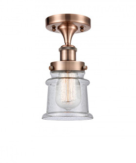Canton - 1 Light - 6 inch - Antique Copper - Semi-Flush Mount (3442|916-1C-AC-G184S)