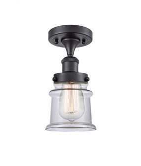 Canton - 1 Light - 6 inch - Matte Black - Semi-Flush Mount (3442|916-1C-BK-G182S)