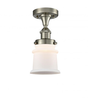 Canton - 1 Light - 6 inch - Brushed Satin Nickel - Semi-Flush Mount (3442|916-1C-SN-G181S)