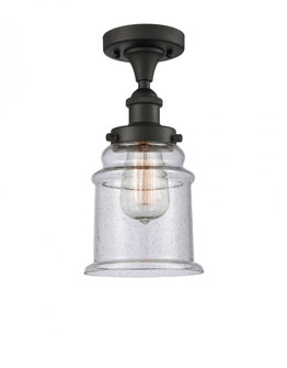 Canton - 1 Light - 6 inch - Oil Rubbed Bronze - Semi-Flush Mount (3442|916-1C-OB-G184)