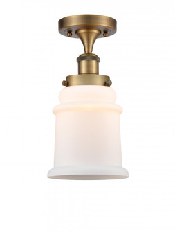 Canton - 1 Light - 6 inch - Brushed Brass - Semi-Flush Mount (3442|916-1C-BB-G181)