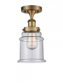 Canton - 1 Light - 6 inch - Brushed Brass - Semi-Flush Mount (3442|916-1C-BB-G184)