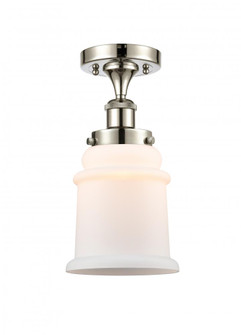 Canton - 1 Light - 6 inch - Polished Nickel - Semi-Flush Mount (3442|916-1C-PN-G181)