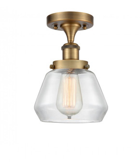 Fulton - 1 Light - 6 inch - Brushed Brass - Semi-Flush Mount (3442|916-1C-BB-G172)