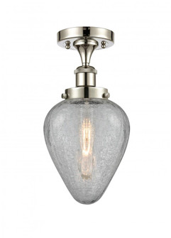 Geneseo - 1 Light - 6 inch - Polished Nickel - Semi-Flush Mount (3442|916-1C-PN-G165)