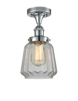 Chatham - 1 Light - 6 inch - Polished Chrome - Semi-Flush Mount (3442|916-1C-PC-G142)