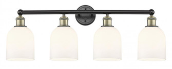 Bella - 4 Light - 33 inch - Black Antique Brass - Bath Vanity Light (3442|616-4W-BAB-G558-6GWH)