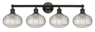 Ithaca - 4 Light - 35 inch - Oil Rubbed Bronze - Bath Vanity Light (3442|616-4W-OB-G555-8CL)